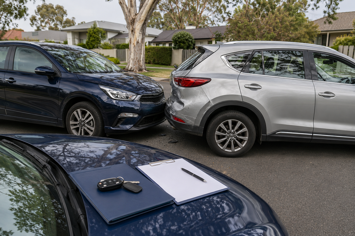 Australian driver comparing comprehensive and third-party car insurance cover